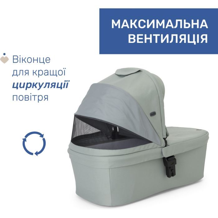 Коляска Chicco 2 в 1 Seety сіра (87097.56.01) изображение 5