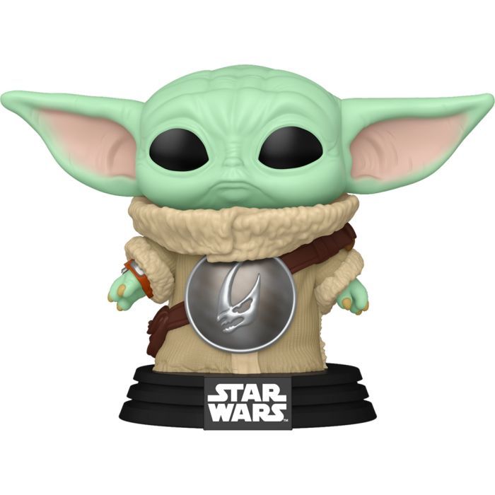 Фигурка Funko Pop серии Мандалорец - Грогу с броней Брудорога (90447)