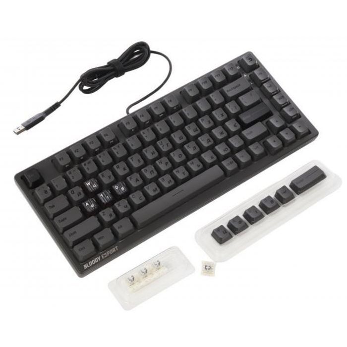 Клавиатура A4Tech Bloody MS76 USB UA Iron Grey (4711421003292) изображение 5