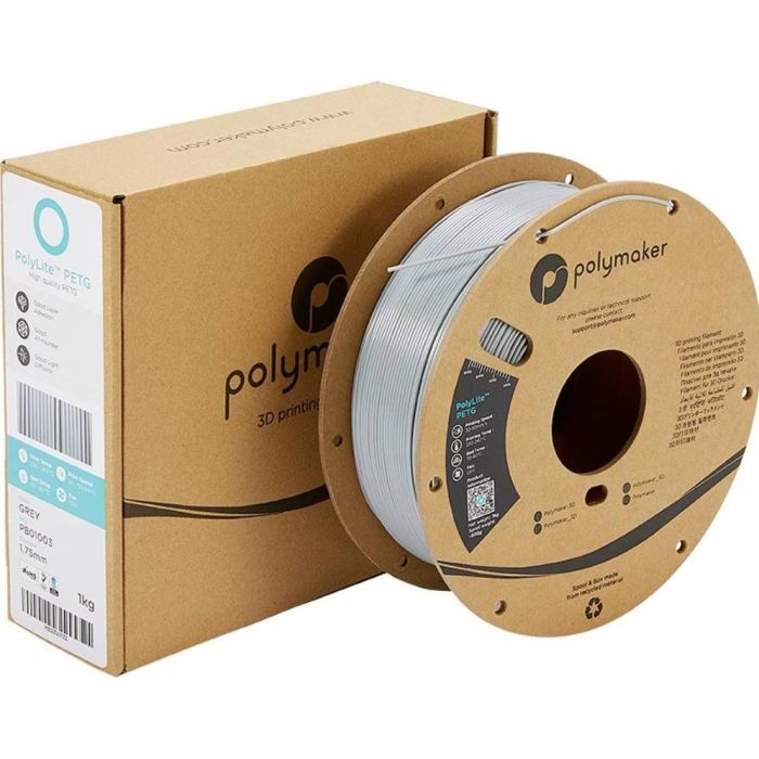 Пластик для 3D-принтера Polymaker PETG POLYLITE 1,75mm 1kg DARK PURPLE (PB01057) зображення 3