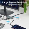 Концентратор Vention USB-C 6-in-1 3xUSB 3.0 + HDMI 4K30Hz + SD/TF 0.15m (TOOHB) зображення 9