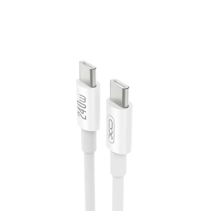 Дата кабель USB-C to USB-C 1.0m 240w White XO (NB-Q298-CC.white) изображение 2