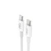 Дата кабель USB-C to USB-C 1.0m 240w White XO (NB-Q298-CC.white) изображение 2