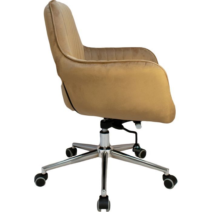 Офисное кресло Примтекс плюс Elion Chrome HL-28 PK, оксамит бежевий (Elion Chrome HL-28 PK) изображение 3