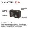 Батарея к ИБП EMOS B9674 AGM 12V 7,2Ah fast 6,3mm (B9674) изображение 3