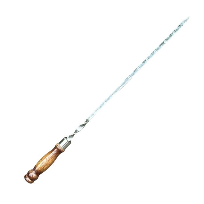 Шампур Metalzavod 630х12х3мм мармуровий (SHMP-DR-630x12x3-MR)