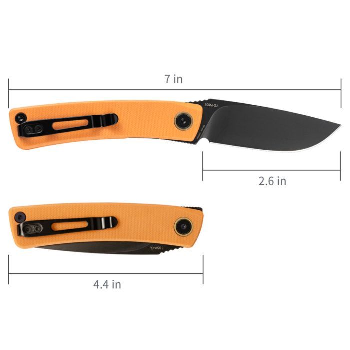 Нож SRM Air, Orange G10, Black Stonewash (105M-GJ) изображение 2