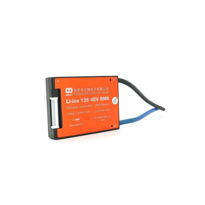 BMS контроллер DaLy Li-ion 48V 13S 30/60A (DL13S-60A)