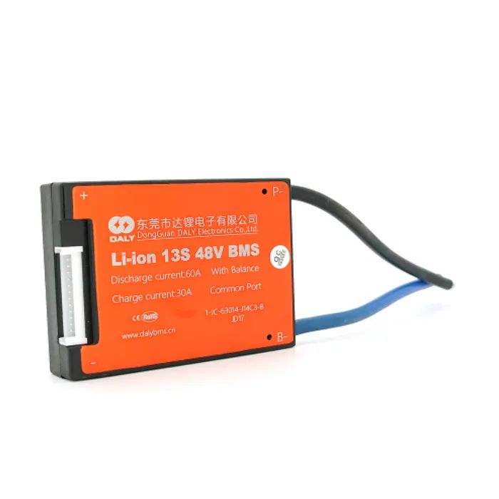 BMS контроллер DaLy Li-ion 48V 13S 30/60A (DL13S-60A)