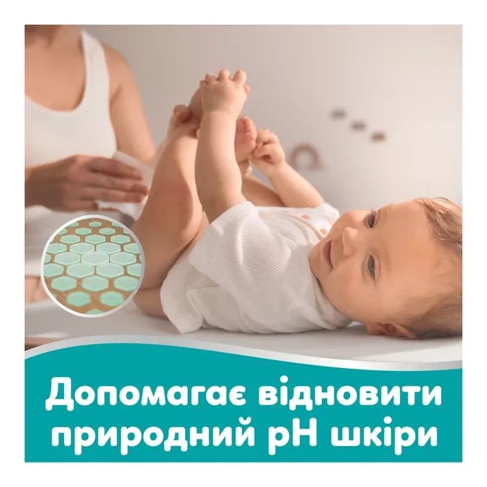 Детские влажные салфетки Pampers 99 Water 60 шт х 18 пачок (1080 шт) (8006530116374) изображение 6