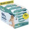 Детские влажные салфетки Pampers 99 Water 60 шт х 18 пачок (1080 шт) (8006530116374)