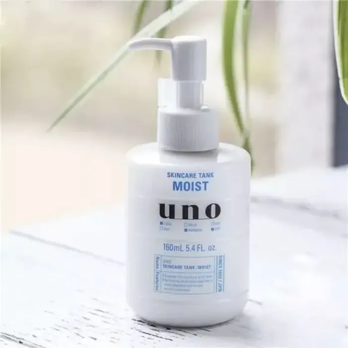 Лосьон для лица Uno Skincare Tank Moist Для сухой мужской кожи 160 мл (4901872449712) изображение 3