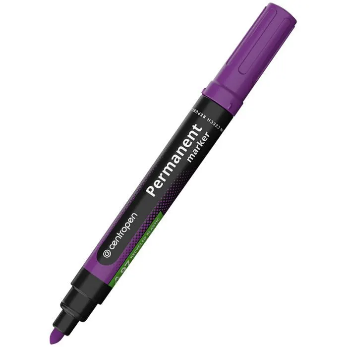 Маркер Centropen Permanent 8566 2,5 мм круглый фиолетовый (8566/08)
