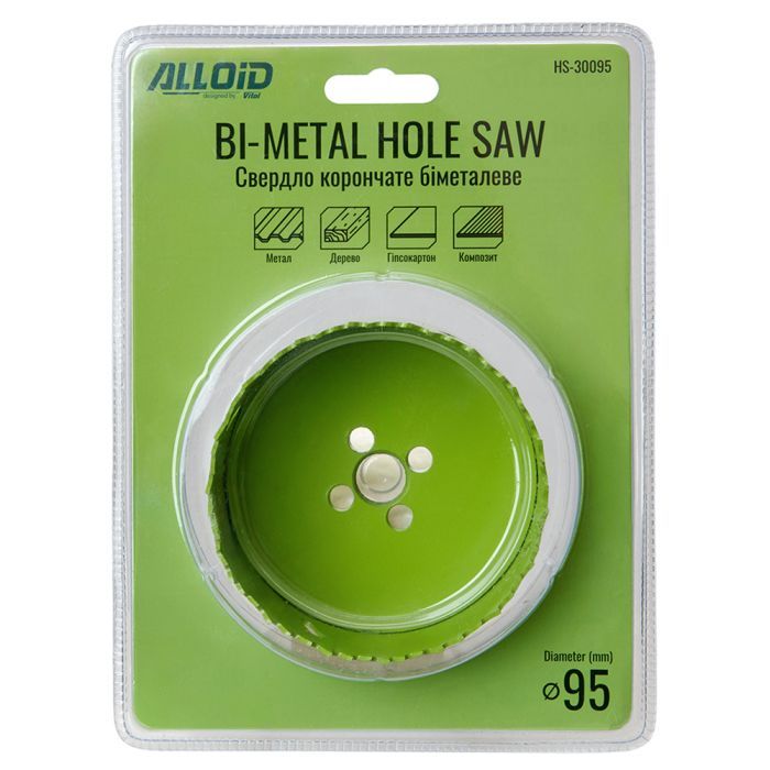 Коронка Alloid біметалева, 121мм (HS-30121) зображення 3