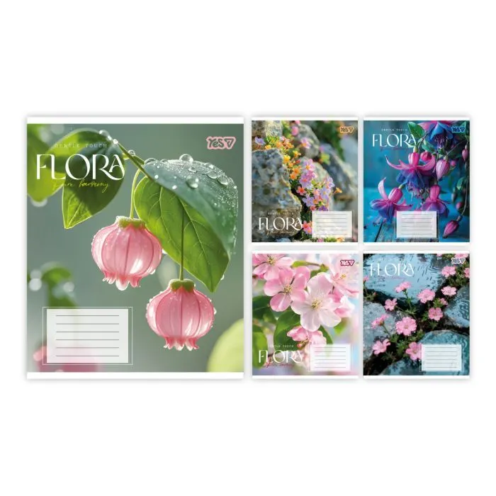 Зошит Yes Flora А5 48 аркушів, клітинка (768794)