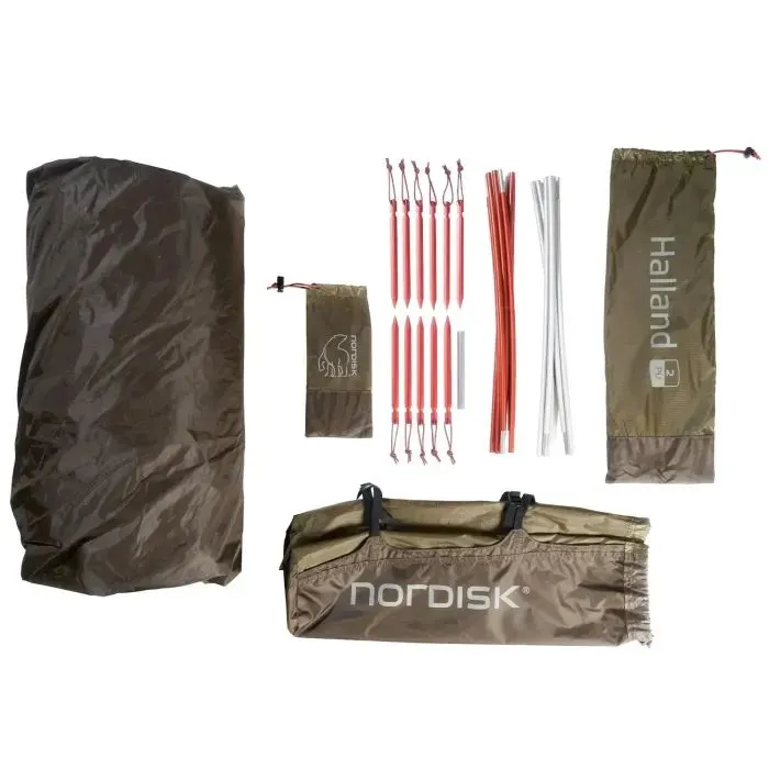 Палатка Nordisk Halland 2 PU (2.0) Dark Olive Green (10921206) (DAS303778) изображение 12