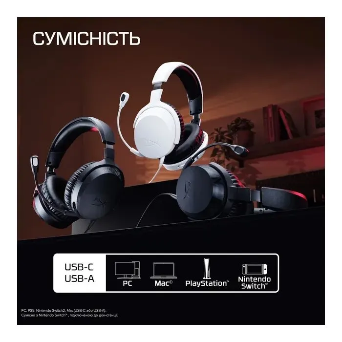 Навушники HyperX Cloud Stinger 3 Wired White (BS1T6AA) зображення 12