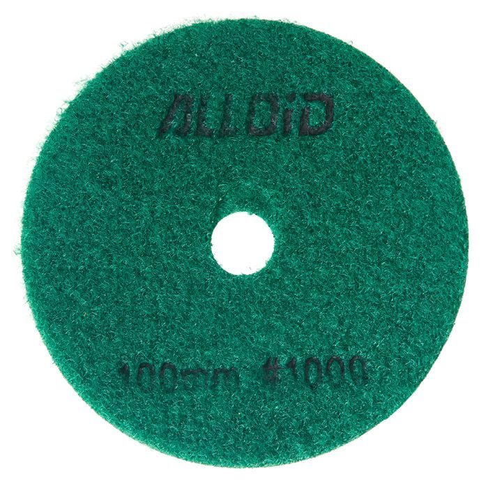 Круг зачистной Alloid Pro, алмазный, шлифовальный, на липучке, 100мм, зерно 1500 (DD-63290)