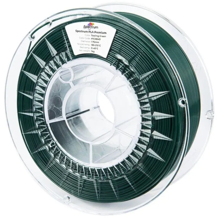 Пластик для 3D-принтера Spectrum PLA Premium 1.75mm 1kg Tooling Green (CW-PS-001)