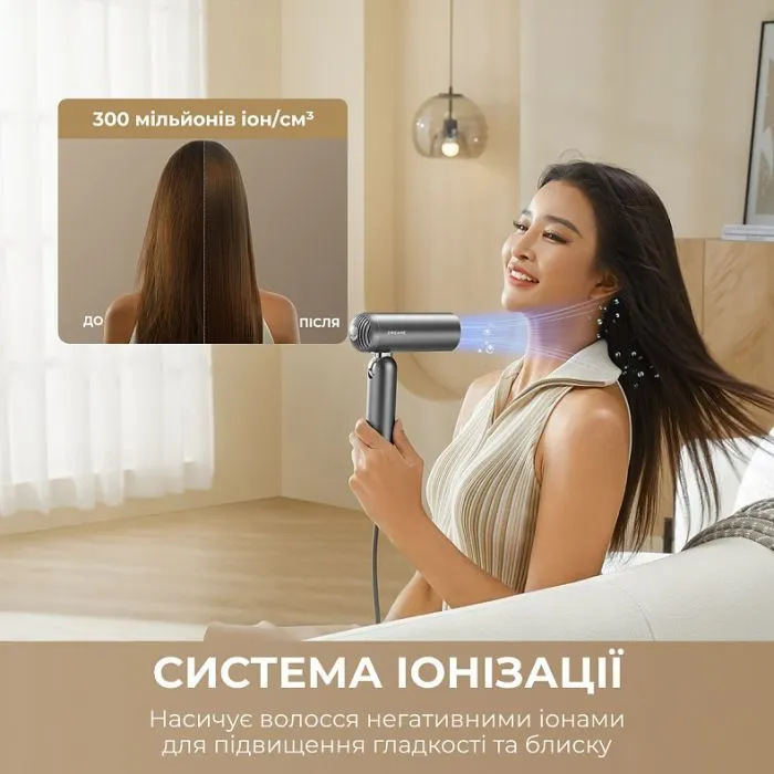 Фен Dreame Pocket Pro 5in1 Titanium (AHD51PRO_T5) зображення 2
