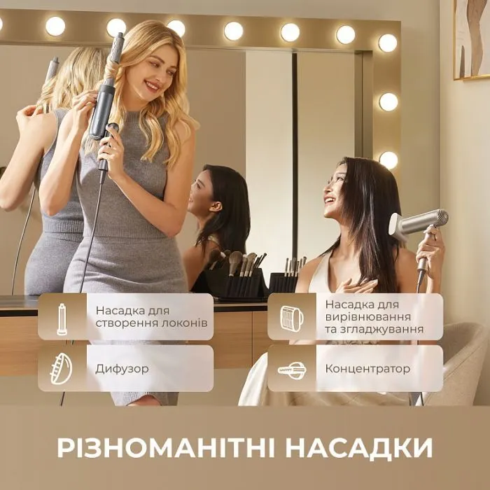 Фен Dreame Pocket Pro 5in1 Titanium (AHD51PRO_T5) зображення 3