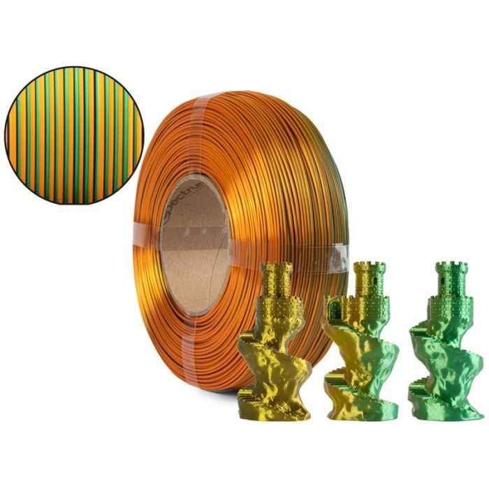 Пластик для 3D-принтера Spectrum PLA Magic Silk ReFill 1.75mm 1kg Fire & Ice (81427) изображение 3