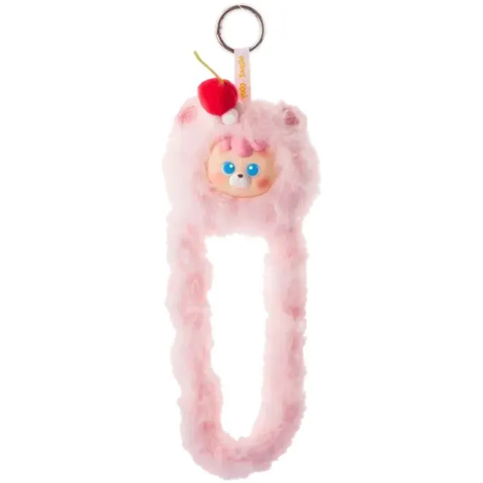 Мягкая игрушка Tangle с кольцом diudiu baby Furry Bear Pechy Cream (HWTANGLE02D01-PD04)