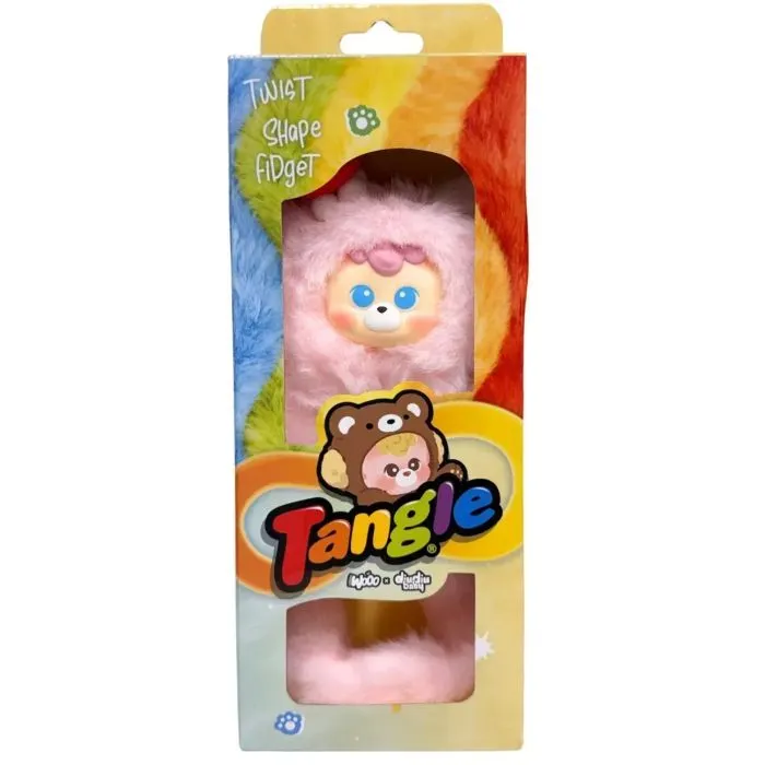 Мягкая игрушка Tangle с кольцом diudiu baby Furry Bear Pechy Cream (HWTANGLE02D01-PD04) изображение 2