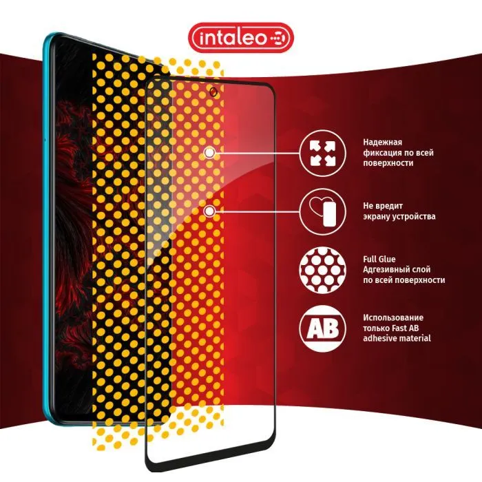 Скло захисне Intaleo Full Glue Xiaomi Redmi Note 10 Lite Black (1283126517969) зображення 7