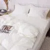 Постільна білизна MirSon Poplin Line 002 Milky White 200 x 220 (2200006277804) зображення 2