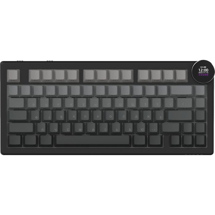 Клавіатура Ajazz AK820 V2 White Peach Switch Wireless/Bluetooth/USB UA White (AK820-V2-WP-S-W) зображення 2