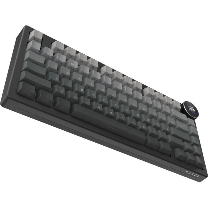 Клавіатура Ajazz AK820 V2 White Peach Switch Wireless/Bluetooth/USB UA Black/Gray (AK820-V2-WP-S-BG) зображення 4