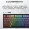 Клавіатура Ajazz AK820 V2 White Peach Switch Wireless/Bluetooth/USB UA Black/Gray (AK820-V2-WP-S-BG) зображення 8