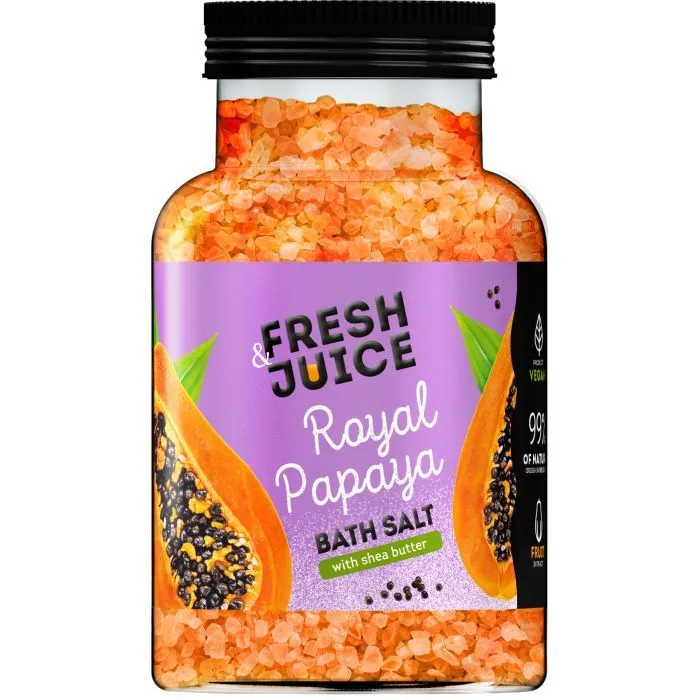 Сіль для ванн Fresh Juice Royal Papaya Bath Salt 700 г (4823015946240)