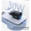 Зарядное устройство Choetech 1xUSB-C PD30W PPS + 1xUSB QC3.0 (PD5012-EU-BK) изображение 4