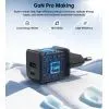 Зарядное устройство Choetech 1xUSB-C PD30W PPS + 1xUSB QC3.0 (PD5012-EU-BK) изображение 6