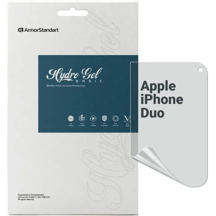 Пленка защитная Armorstandart Matte hydrogel Apple iPhone Duo external display (ARM94237)
