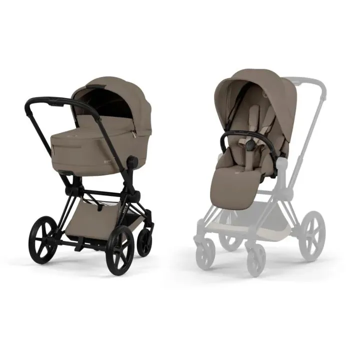 Коляска Cybex Priam 2 в 1 BLK Coconut Brown (526001485)