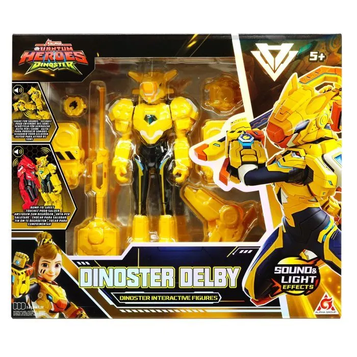 Фігурка Dinoster Делбі (свет, звук) (EU583832)