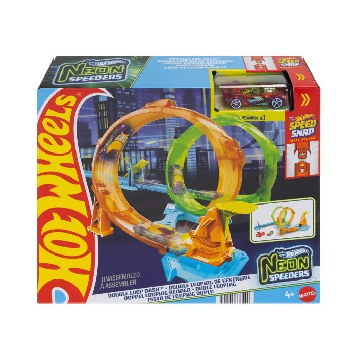 Автотрек Hot Wheels Неонова петля (JMG49)