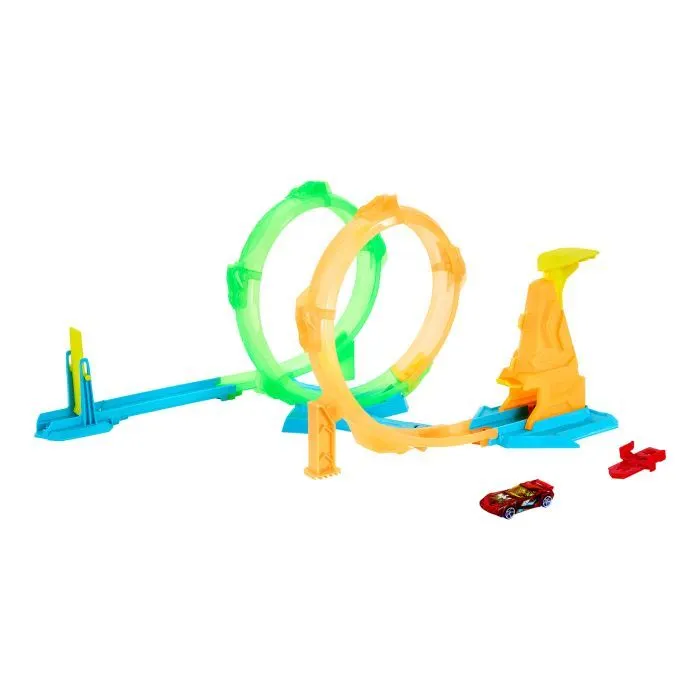 Автотрек Hot Wheels Неонова петля (JMG49) зображення 3