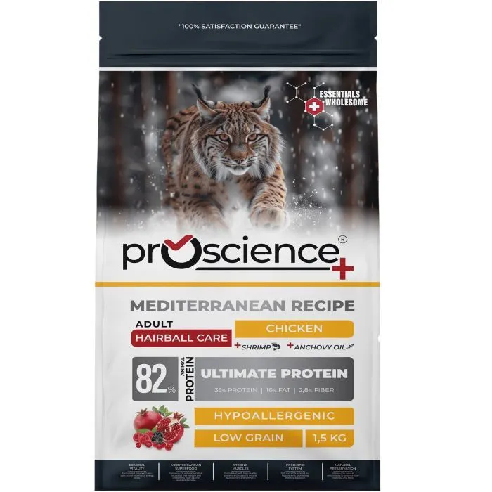 Сухий корм для кішок ProScience Adult Cat Chicken 15 кг (8694686407721)