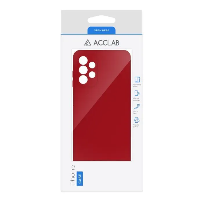 Чохол до мобільного телефона ACCLAB SoftShell Samsung Galaxy A23 4G Red (1283126557378) зображення 2