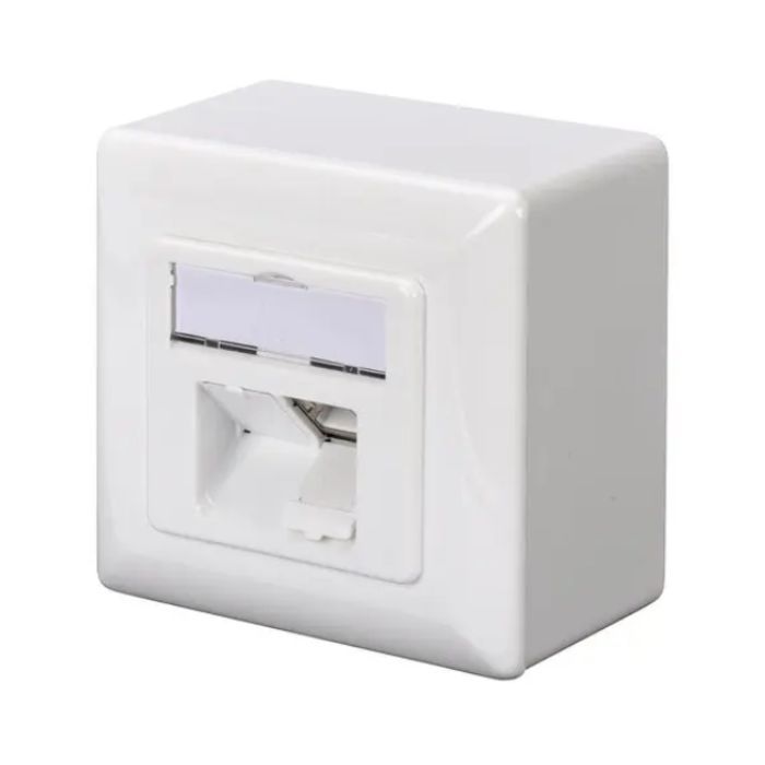 Компьютерная розетка Digitus 2xRJ45 FTP, для наружной проводки (DN-9002-N)