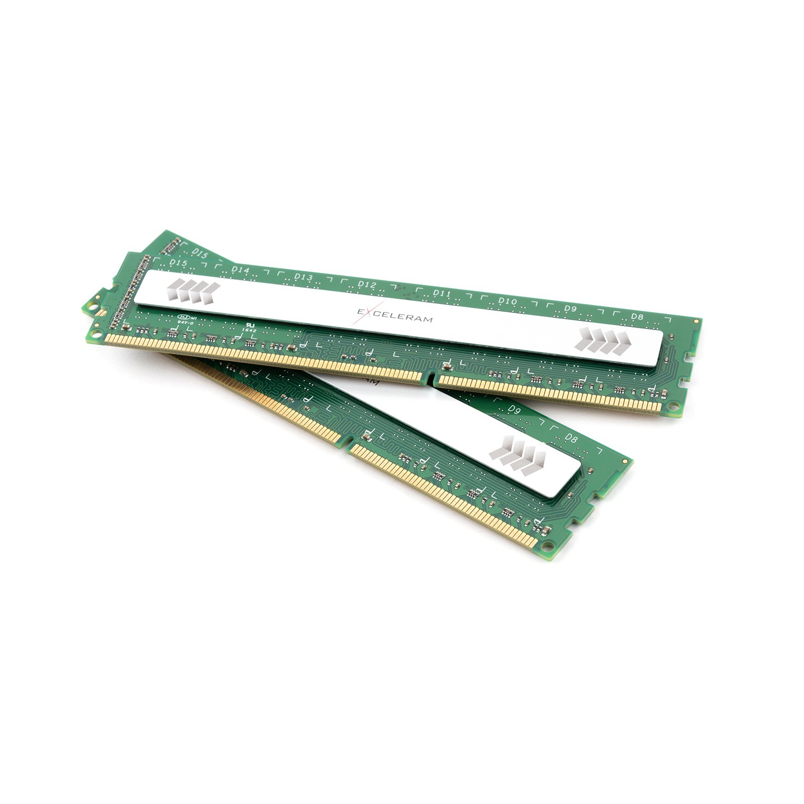 Модуль пам'яті для комп'ютера DDR3 16GB (2x8GB) 1600 MHz Silver Peewee eXceleram (E30166A) зображення 2
