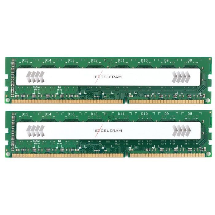 Модуль пам'яті для комп'ютера DDR3 16GB (2x8GB) 1600 MHz Silver Peewee eXceleram (E30166A) зображення 3