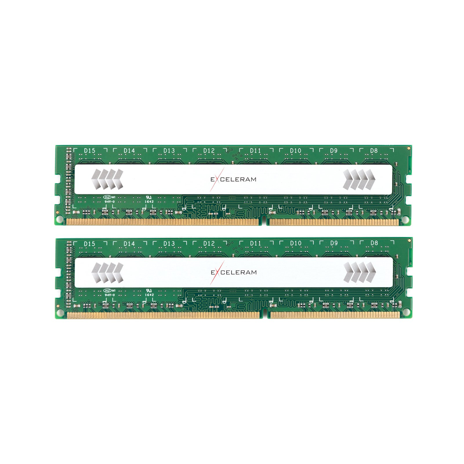 Модуль памяти для компьютера DDR3 16GB (2x8GB) 1600 MHz Silver Peewee eXceleram (E30166A) изображение 3