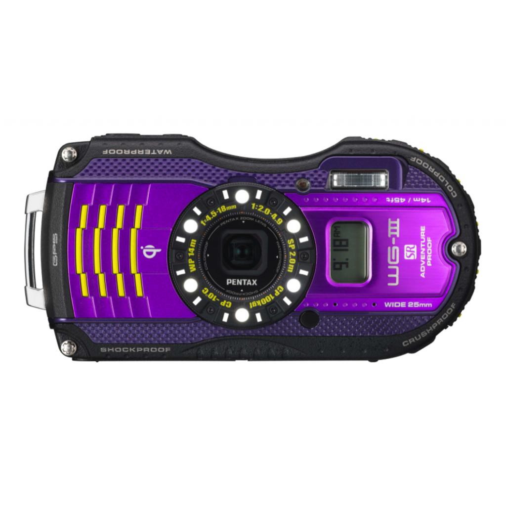 Цифровой фотоаппарат Pentax WG-3 GPS black-viol kit (1267203) изображение 2