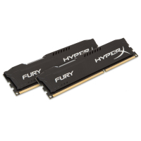 Модуль памяти для компьютера DDR3 8Gb (2x4GB) 1600 MHz HyperX Fury Black Kingston Fury (ex.HyperX) (HX316C10FBK2/8) изображение 2