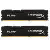 Модуль пам'яті для комп'ютера DDR3 8Gb (2x4GB) 1600 MHz HyperX Fury Black Kingston Fury (ex.HyperX) (HX316C10FBK2/8)